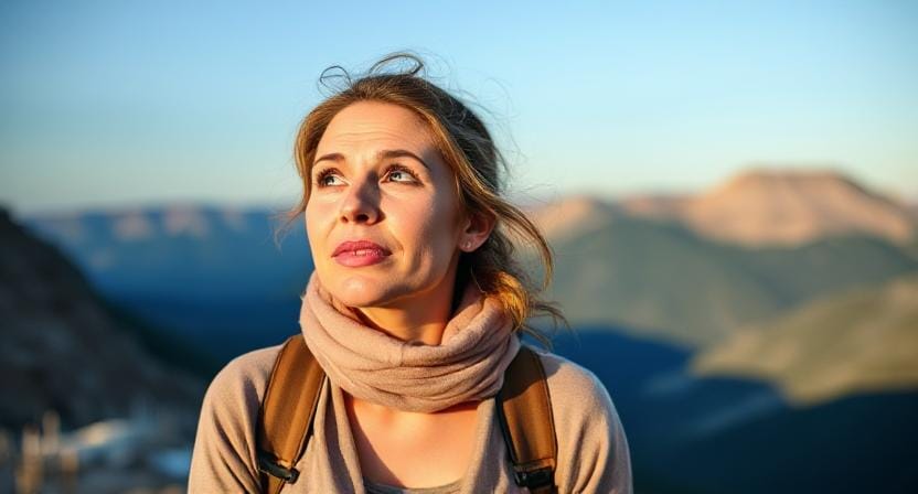 Survival Mindset - Woman Talking to Herself In A Positive Way