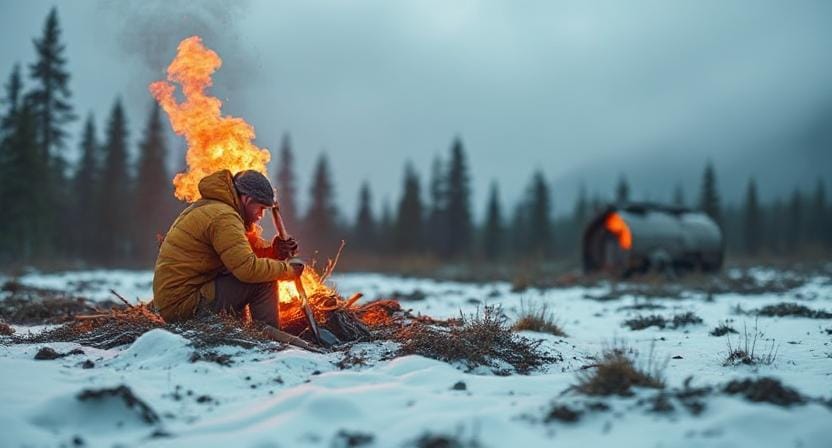 Survivalist Staying Calm and Thinking Clearly in a Crisis