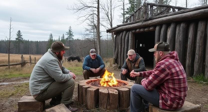 Survivalist Connecting with Fellow Homesteaders