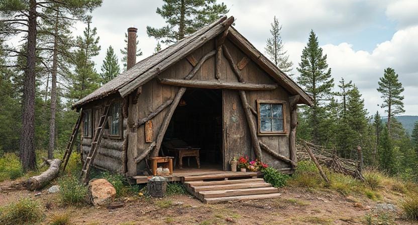 Survivalist a Sturdy Sustainable Post-Apocalyptic Shelter Look Pretty