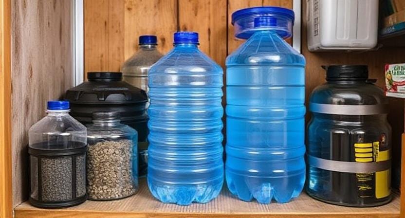 Water Storage Solutions for a Prepper Pantry