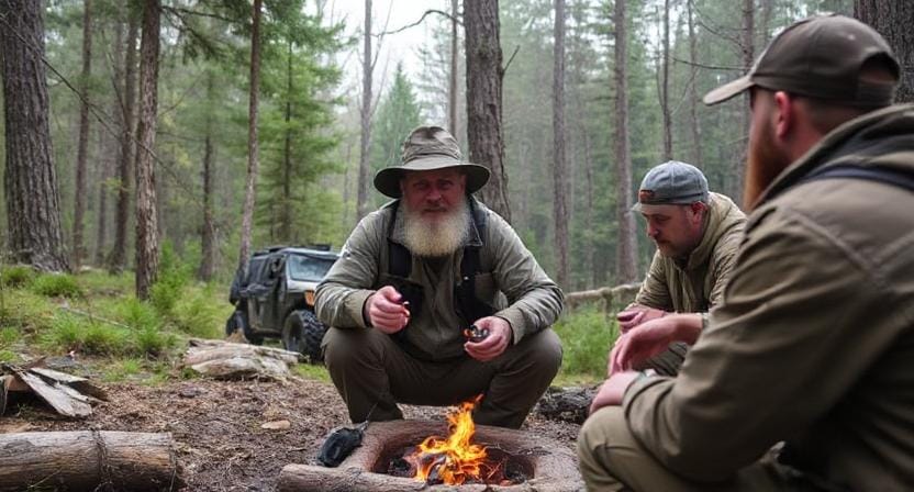 Survivalist Staying in Touch With Other Survivalists