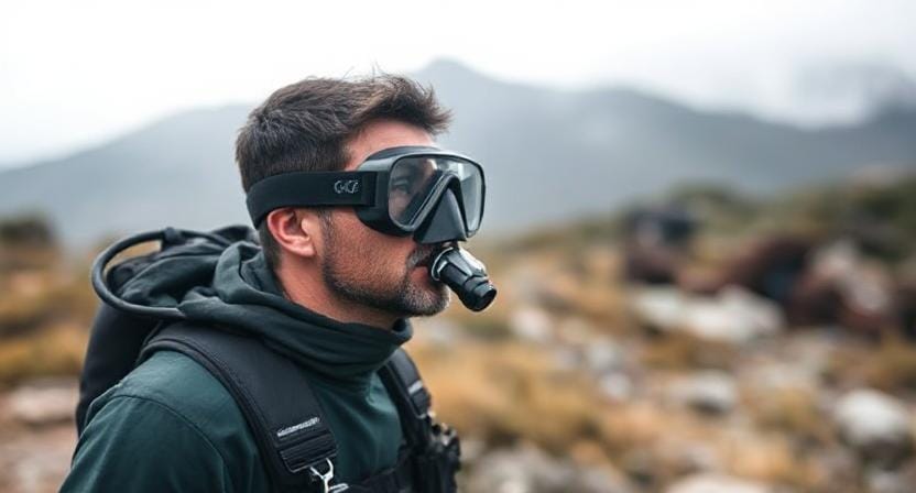 Survivalist Using Breathing Methods That Really Work