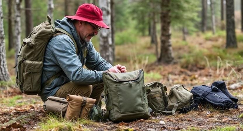Survivalist Choosing a Bug-Out Bag