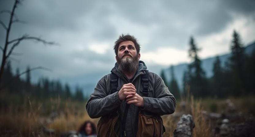 Survivalist Mentally Strong In Survival Situations