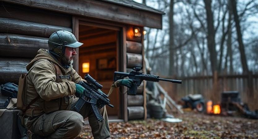 Survivalist Making Safe Spaces for a Home Defense System