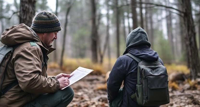 Survivalist Creating an Evacuation Plan
