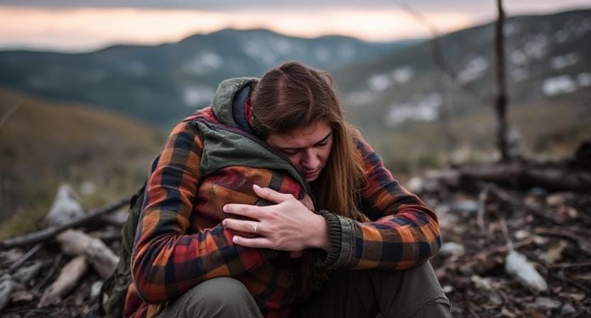 Survivalist Embracing Discomfort