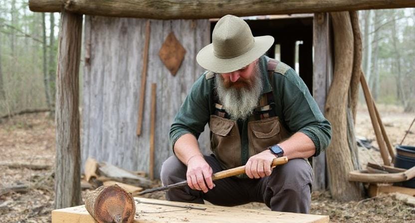 Survivalist Taking on DIY Projects on the Homestead