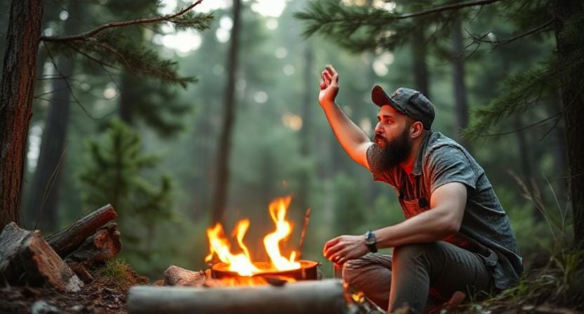 Survivalist Embracing Positivity