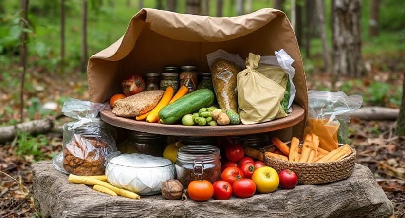 Survivalist Rotating Food Stock