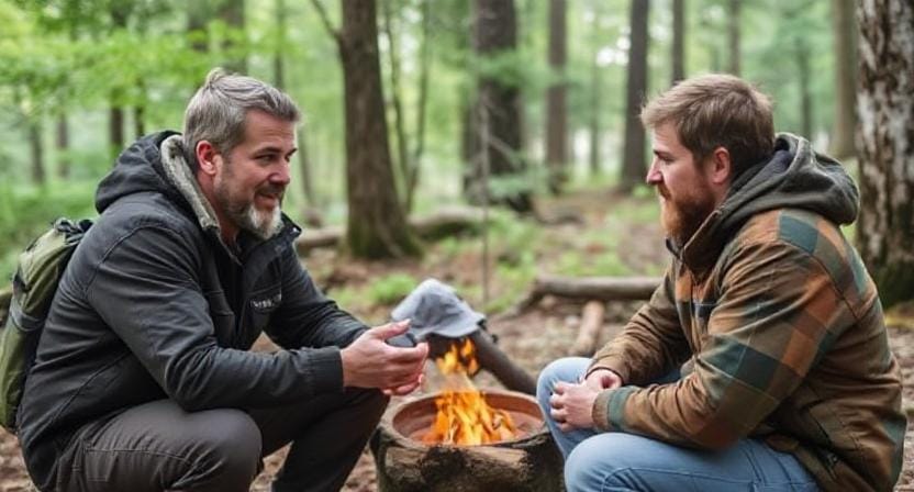 Survivalist Setting Up Rules On How To Talk To Each Other