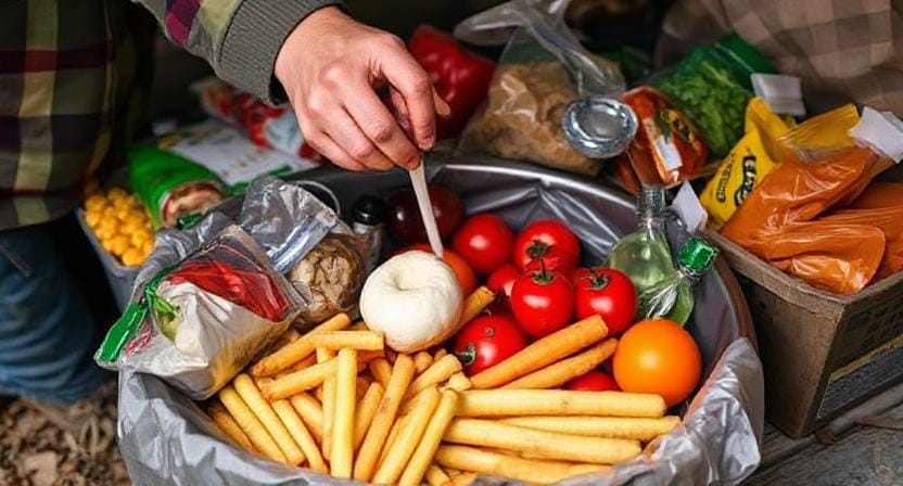 Survivalist Rotating the Emergency Food Supply