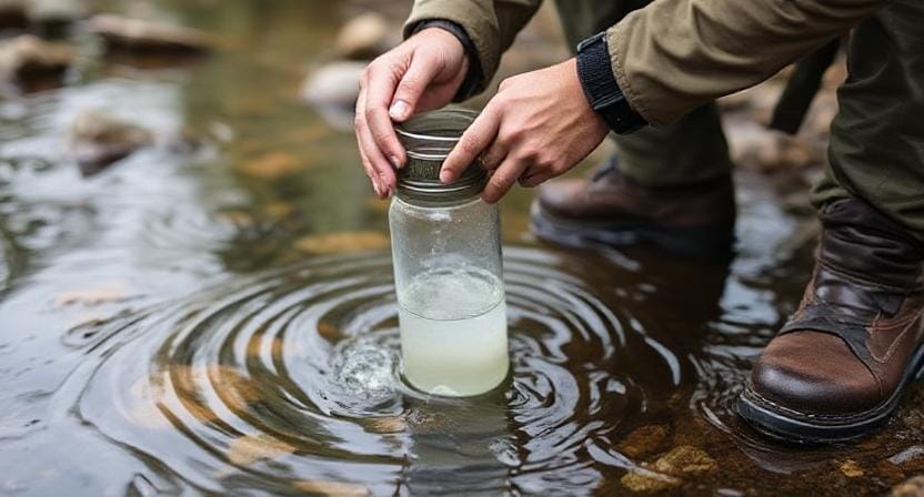 Survivalist Cleaning And Filtering Water