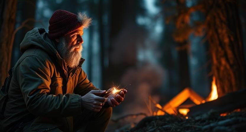 Survivalist Understanding His Fear