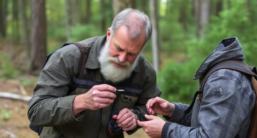 Survivalist Picking Communication Tools Carefully