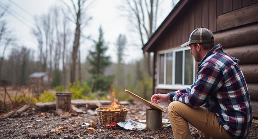 Survivalist Creating an Emergency Plan for Power Outages