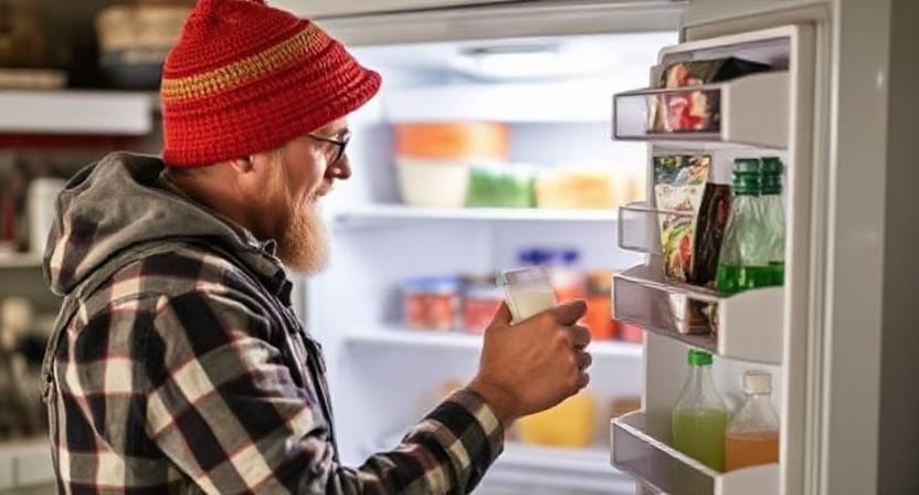Survivalist Keeping the Refrigerator Cool
