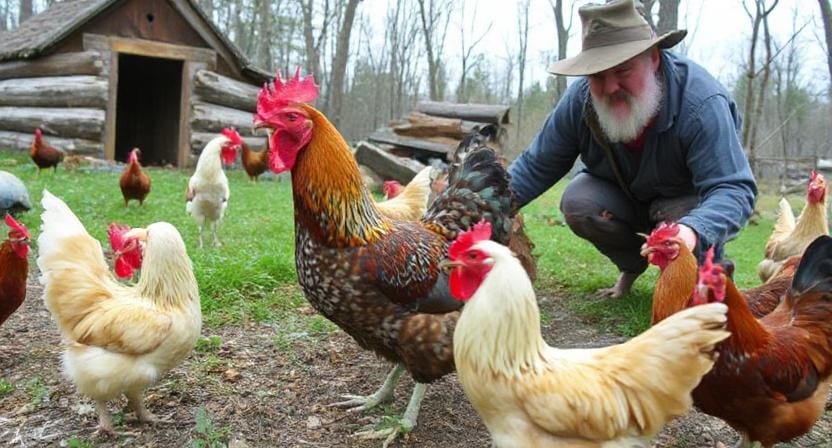 Survivalist Raising Crazy Chickens