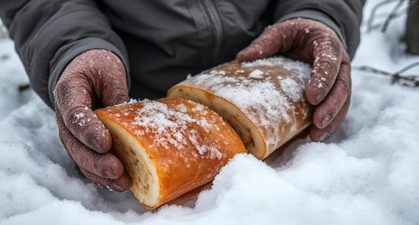 Survivalist Freezing Food
