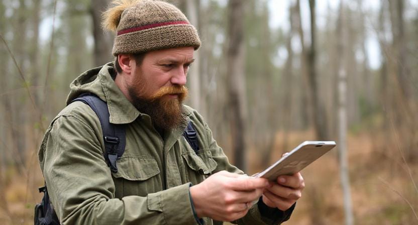 Survivalist Showing Identification