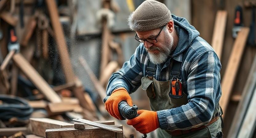 Survivalist with Power Tools