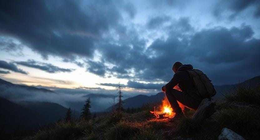 Survivalist Finding Inspiration