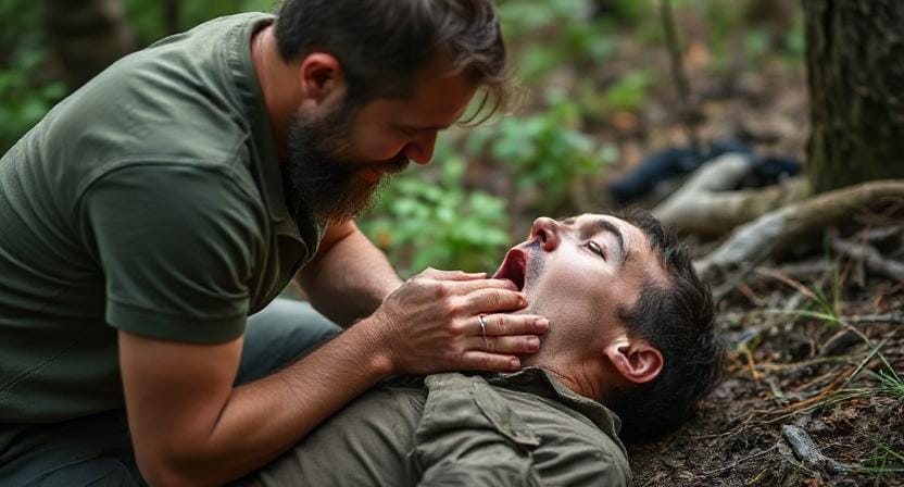 Survivalist Treating Choking Victim