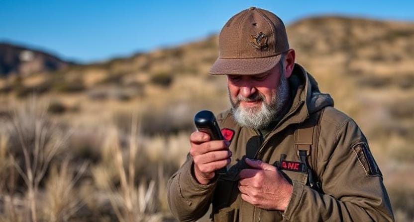 Survivalist Using Personal Alarms