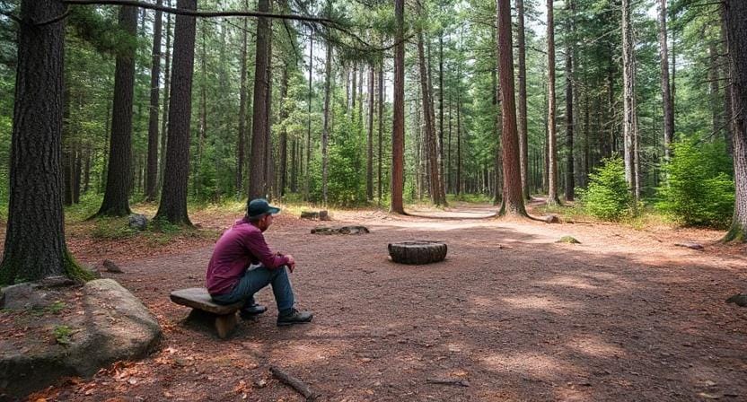 Survivalist Utilizing Parks as Safe Zones