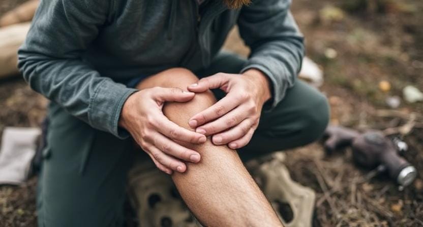 Survivalist Treating Sprains and Strains