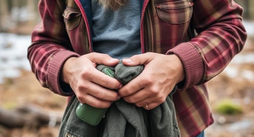 Survivalist Keeping Clothes Clean