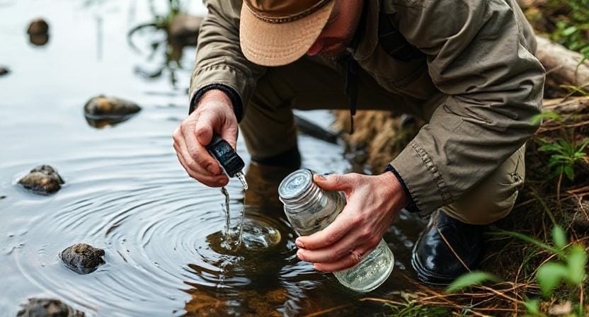 Survivalist Rationing Water