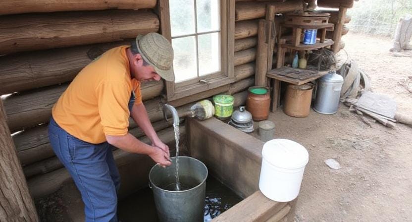Getting Water to the Homestead Kitchen