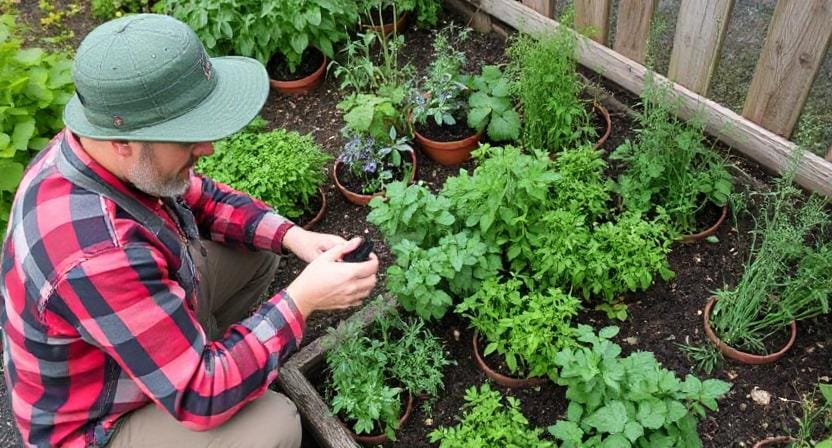 Survivalist Caring for the Herb Garden