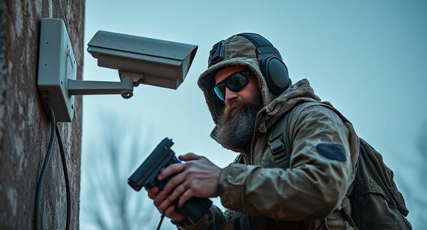 Survivalist Using a Surveillance System