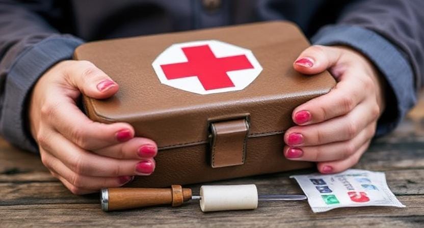 Survivalist Building a First-Aid Kit for Long-Term Survival Emergencies