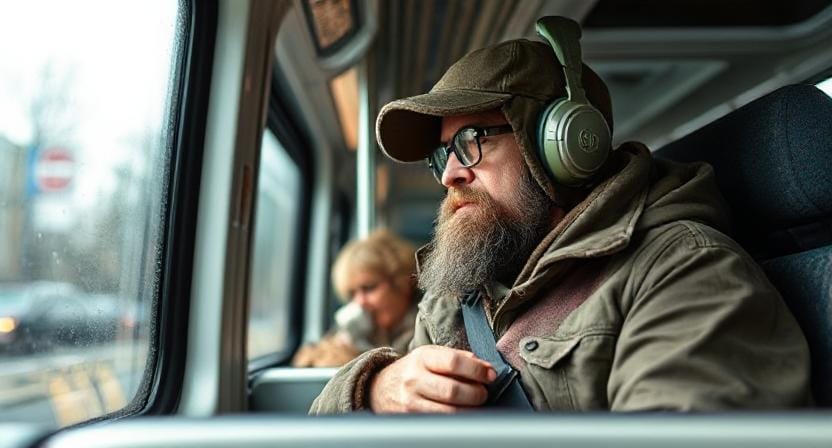 Survivalist Using Public Transportation