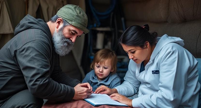 Survivalist Assessing the Family's Medical Needs