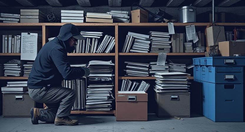 Survivalist Creating a Document Storage System