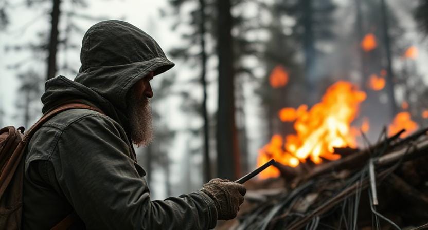 Survivalist Accepting Reality
