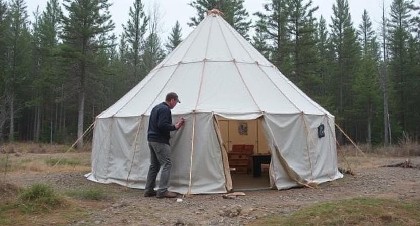 Survivalist Designing a DIY Emergency Shelter