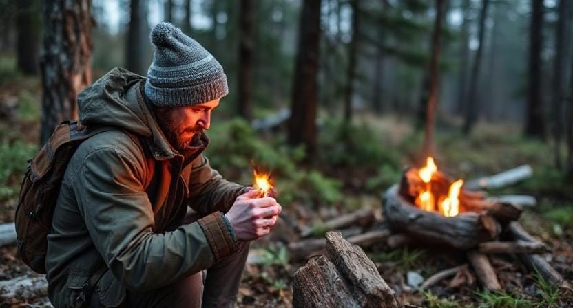 Survivalist Embracing Routine Endeavors