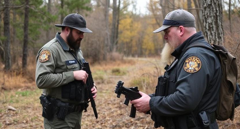 Survivalist Getting in Touch With Local Law Enforcement