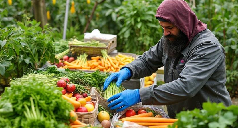 Survivalist Keeping Foods from Becoming Contaminated