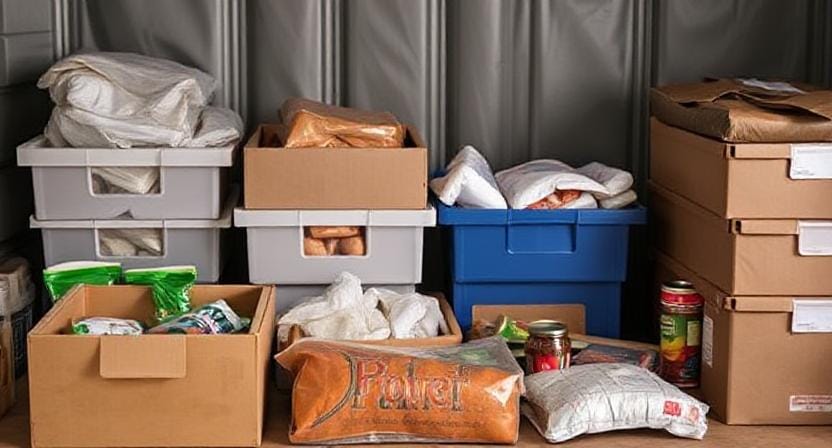Survivalist Picking the Right Storage Boxes for Food Supplies