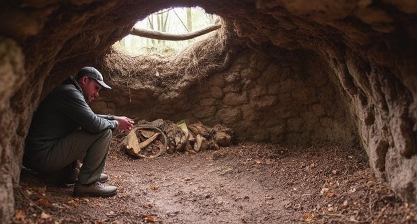 Survivalist Homesteading Prepper Finding the Right Place for a Root Cellar