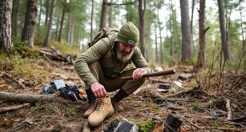 Survivalist Staying Active Physically