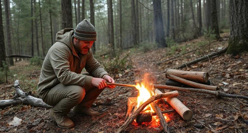 Survivalist Learning New Skills