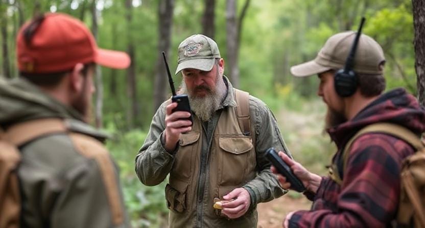 Survivalist Teaching Everyone how to Use Communication Devices